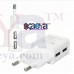 OkaeYa -2 Amp Dual Port Charging Adaptor with 1 Meter USB Cable for All Android Phones (White)